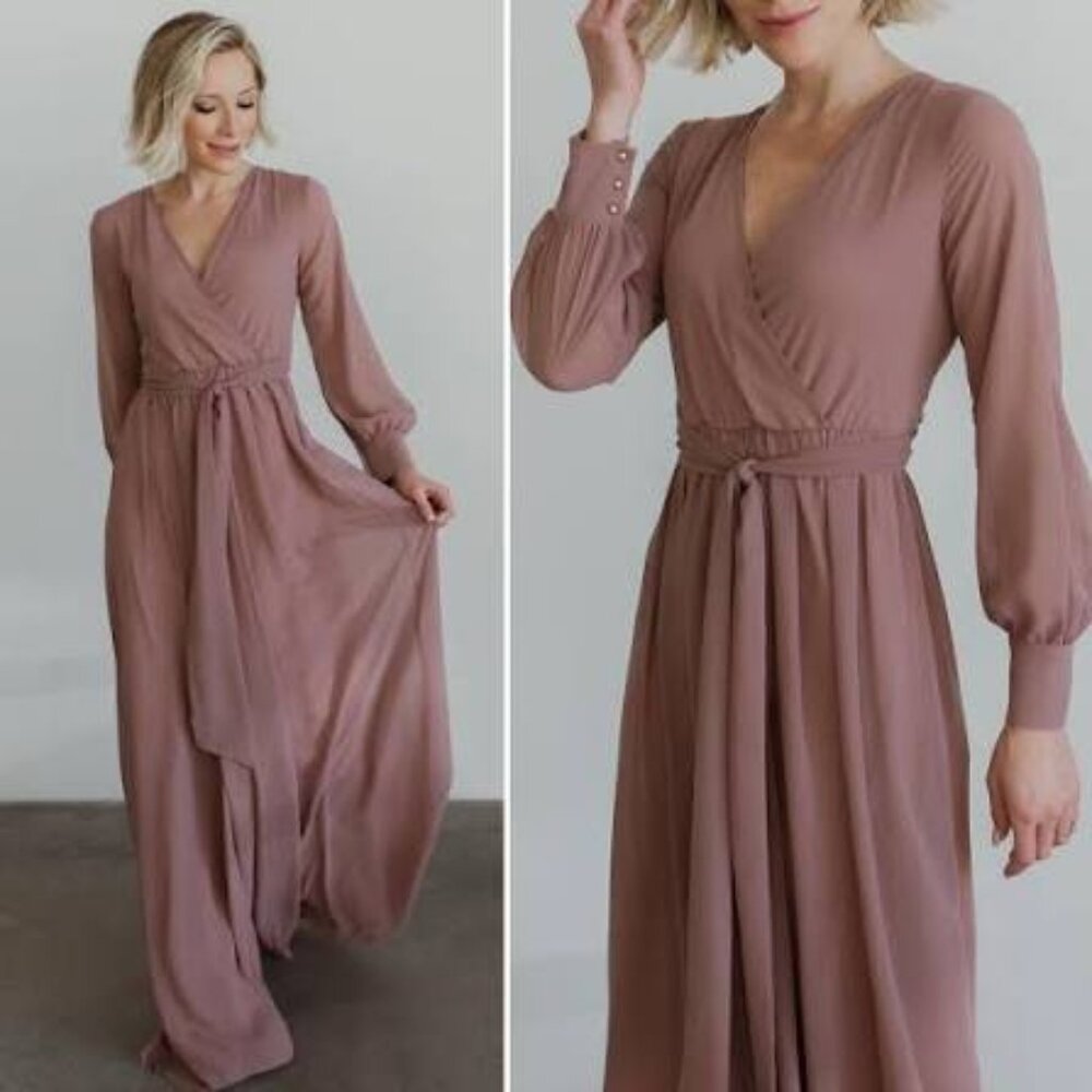 Baltic Born Lydia Dress Dusty Rose